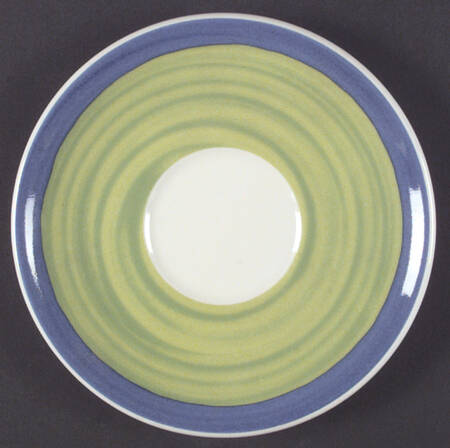 Trellis Blue Saucer for Flat Cup