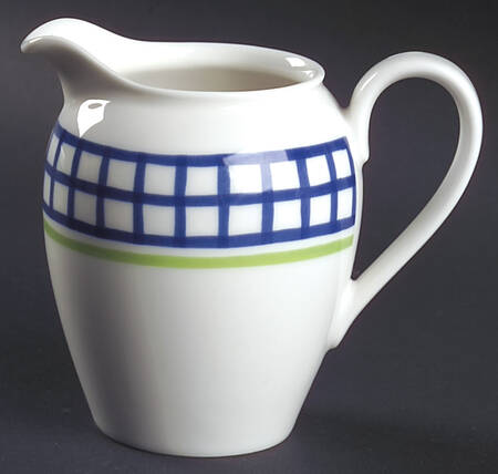 Trellis Blue Creamer