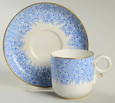 W1632 Flat Demitasse Cup & Saucer Set
