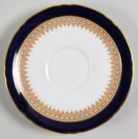 Admiration Blue Saucer for Cream Soup Bowl