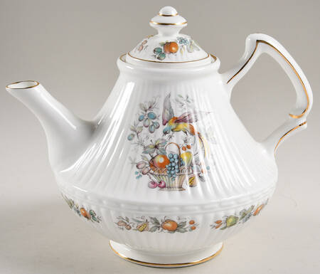Bird and Fruit Teapot & Lid by Royal Tara