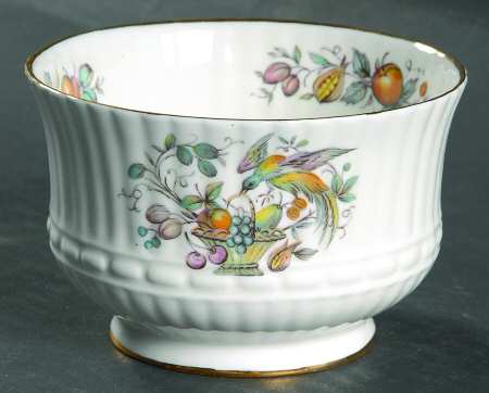 Bird and Fruit Open Sugar Bowl