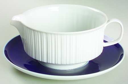 Secunda Cobalt Gravy Boat & Underplate