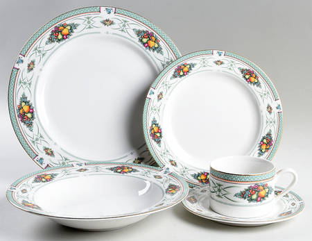 Fruit Fantasy 5 Piece Place Setting