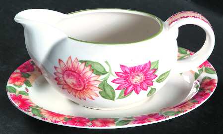 Sunburst Gravy Boat & Underplate