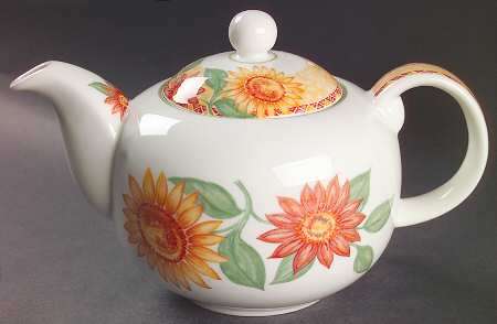 Sunburst Teapot & Lid