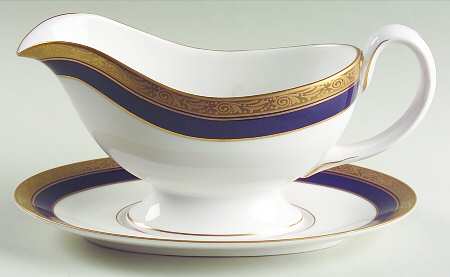 Davenham Cobalt Gravy Boat & Underplate