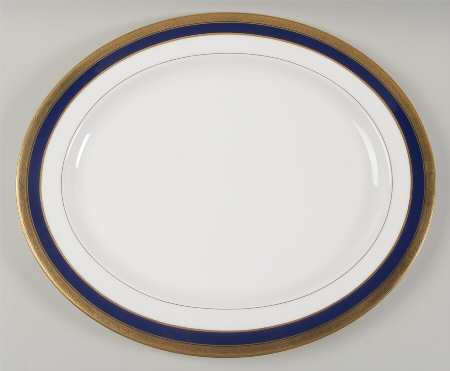 Davenham Cobalt 15" Oval Serving Platter