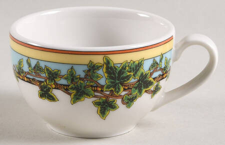 Ivy Leaves Passion Flat Demitasse Cup (R  IVLP)