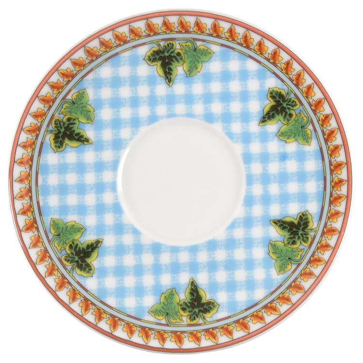 Ivy Leaves Passion Saucer for Flat Cup (R  IVLP)