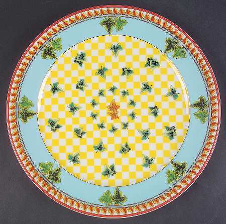 Ivy Leaves Passion Service Plate (Charger)