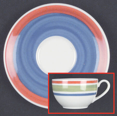 Orchard Flat Demitasse Cup & Saucer Set