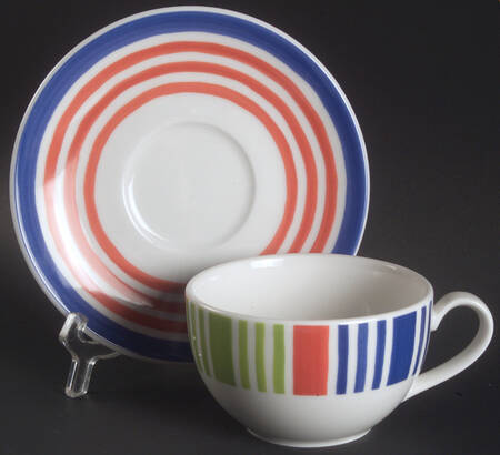 Orchard Flat Cup & Saucer Set