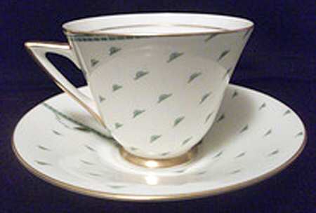 Yvonne Footed Cup & Saucer Set