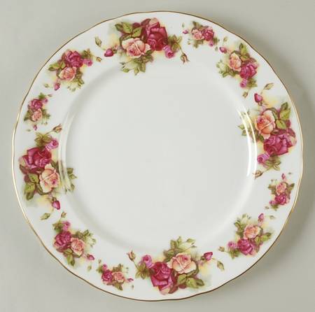 Golden Rose (Brushed Gold) Dinner Plate
