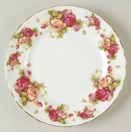 Golden Rose (Brushed Gold) Salad Plate