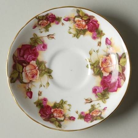Golden Rose (Brushed Gold) Saucer for Footed Cup