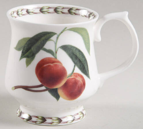 Hooker's Fruit (Bone, Not Made in England) Footed Mug
