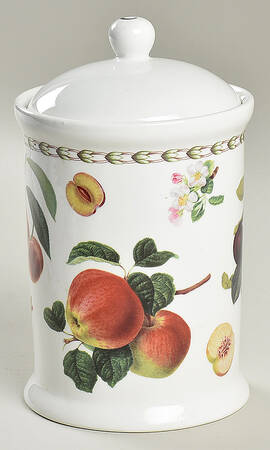 Hooker's Fruit (Bone, Not Made in England) Coffee Canister & Lid