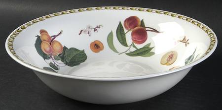 Hooker's Fruit (Bone, Not Made in England) 9" Round Vegetable Bowl