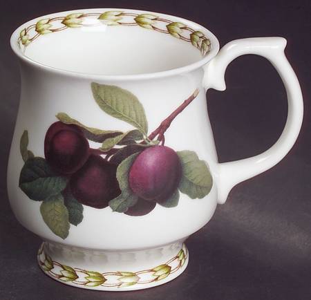 Hooker's Fruit (Bone, Not Made in England) Footed Mug