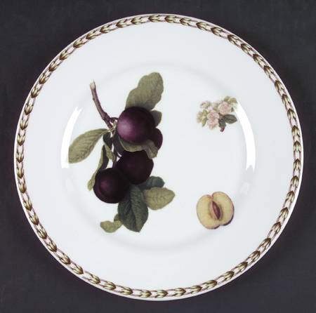 Hooker's Fruit (Bone, Not Made in England) Salad/Dessert Plate