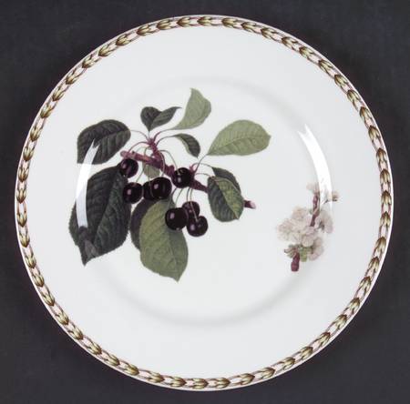Hooker's Fruit (Bone, Not Made in England) Salad/Dessert Plate