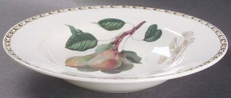 Hooker's Fruit (Bone, Not Made in England) Rim Soup Bowl