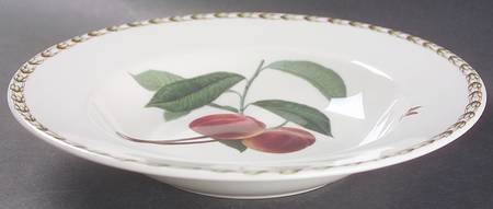 Hooker's Fruit (Bone, Not Made in England) Rim Soup Bowl