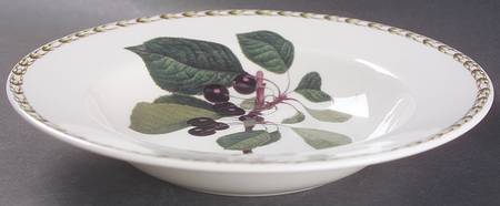 Hooker's Fruit (Bone, Not Made in England) Rim Soup Bowl