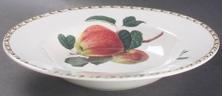 Hooker's Fruit (Bone, Not Made in England) Rim Soup Bowl