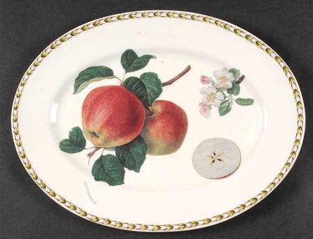 Hooker's Fruit (Bone, Not Made in England) 12" Oval Serving Platter