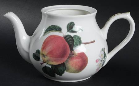 Hooker's Fruit (Bone, Not Made in England) Teapot No Lid