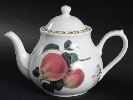Hooker's Fruit (Bone, Not Made in England) Teapot & Lid