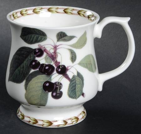 Hooker's Fruit (Bone, Not Made in England) Footed Mug