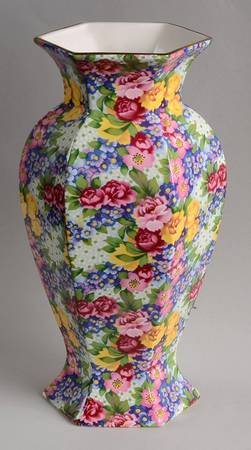 Julia (Earthenware, Circa 1995) Hexagonal Vase