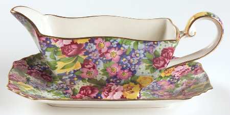 Julia (Earthenware, Circa 1995) Gravy Boat & Underplate
