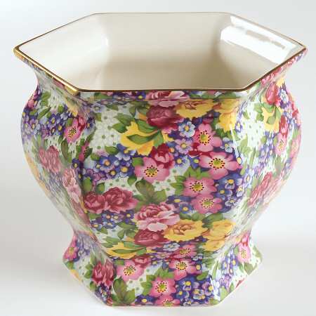 Julia (Earthenware, Circa 1995) 5" Octagonal Planter