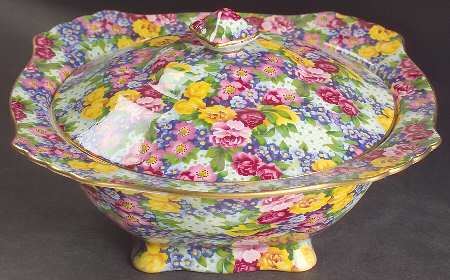 Julia (Earthenware, Circa 1995) Square Covered Vegetable