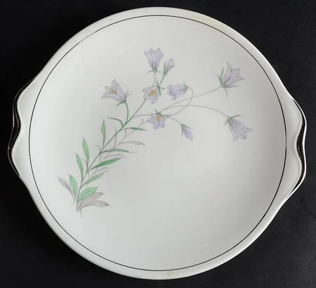 Blue Bell of Scotland Handled Cake Plate