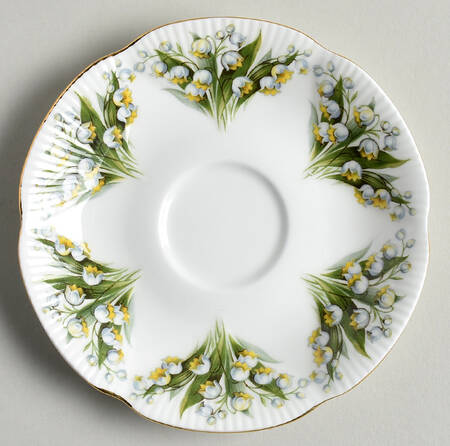 Dainty Dina Series Saucer for Flat Cup