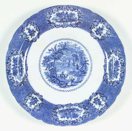 Oriental (Transferware, Blue) by Ridgway (Ridgways)