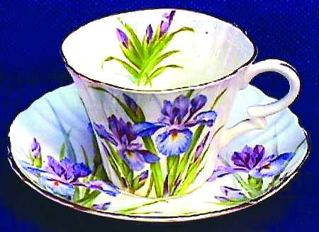 Iris (Gold Trim) by Royal Albert