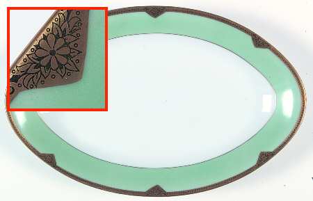 Greenacre 14" Oval Serving Platter
