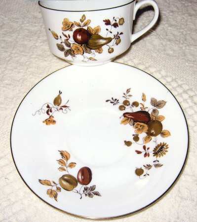 Golden Harvest (Smooth) Flat Cup & Saucer Set