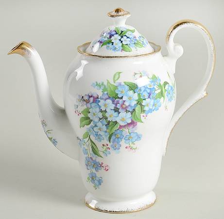 Forget Me Not Mini Coffee Pot & Lid