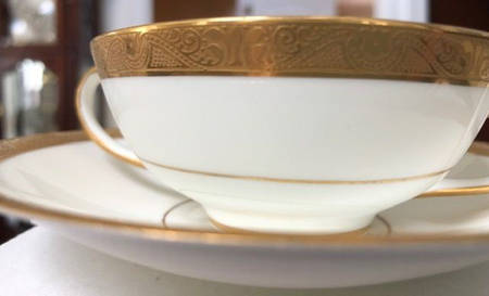 4419 Flat Bouillon Cup & Saucer