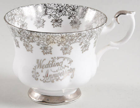 Anniversary Platinum Footed Cup