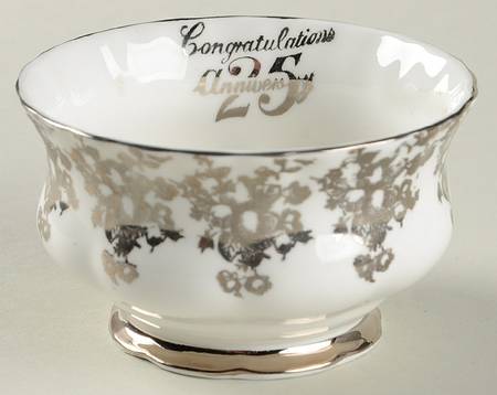 Anniversary Platinum Mini Open Sugar Bowl