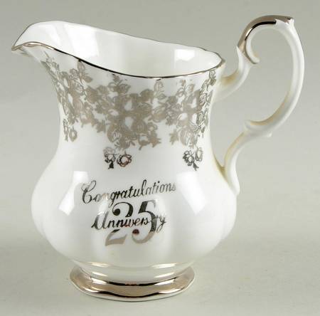 Anniversary Platinum Mini Creamer